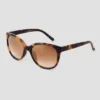 Women's Tortoise Shell Print Glossy Plastic Cateye Sunglasses - Universal Thread™ Brown -Universal Thread GUEST 083f05d1 6ac7 41c0 81e0 4b053c718202
