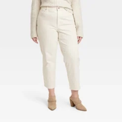 Women's High-Rise 90's Slim Straight Jeans - Universal Thread™ White -Universal Thread GUEST 20c9e8d4 e525 4837 b163 bddaf28a8a5f