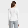 Women's Long Sleeve Ribbed V-Neck T-Shirt - Universal Thread™ -Universal Thread GUEST 2165f8b3 f493 4b69 8e13 018cc74106cc 1
