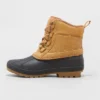 Women's Tiffy Duck Winter Boots - Universal Thread™ Tan/Black -Universal Thread GUEST 25411268 57ed 49ba 9a63 31beab89b59e