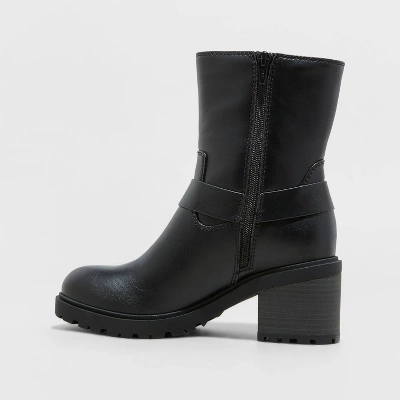 Women's Greyson Combat Boots - Universal Thread™ Black 3 Women's Greyson Combat Boots - Universal Thread™ Black