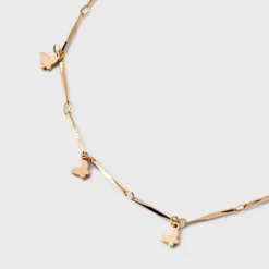 Bar Link Butterfly Charm Station Necklace - Universal Thread™ Gold -Universal Thread GUEST 71e1d4cf 4a4e 409d 9f57 18584bb0a6bd