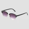 Women's Round Retro Metal Sunglasses - Universal Thread™ Black -Universal Thread GUEST 7a282075 c23f 4045 a26c fee6bd521fab