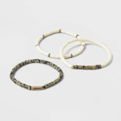 Semi-Precious Heishi Multi-Strand Bracelet Set 3pc - Universal Thread™ 12 Semi-Precious Heishi Multi-Strand Bracelet Set 3pc - Universal Thread™ -Universal Thread GUEST 8860265d 8b6b 4ce3 9c31 85ead3af4dca