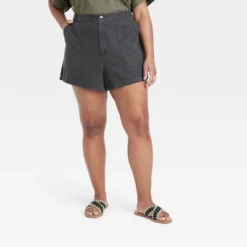 Women's High-Rise Utility Shorts - Universal Thread™ -Universal Thread GUEST 928bb582 8a61 4cad 8cfb 9d54aec22050