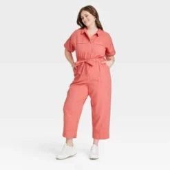 Women's Short Sleeve Button-Front Boilersuit - Universal Thread™ 15 Women's Short Sleeve Button-Front Boilersuit - Universal Thread™ -Universal Thread GUEST a5c36768 d5b9 4785 a132 1dd0f30245c8