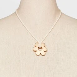 Roped Cord And Charm Quartz Pendant Necklace - Universal Thread™