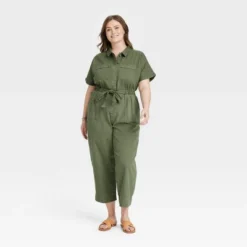 Women's Short Sleeve Button-Front Boilersuit - Universal Thread™ 13 Women's Short Sleeve Button-Front Boilersuit - Universal Thread™ -Universal Thread GUEST a62f0c77 b4ea 4cfb b701 1cda858ea2aa