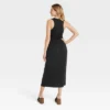 Women's Knit Midi Ruched Dress - Universal Thread™ -Universal Thread GUEST a74f64f9 d972 4d78 87ad 87540f97bd12