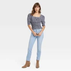 Women's High-Rise Slim Straight Jeans - Universal Thread™ Light Wash -Universal Thread GUEST b1587980 71ef 43e7 98a6 fd43798888a2