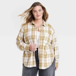 Women's Long Sleeve Flannel Button-Down Shirt - Universal Thread™ -Universal Thread GUEST b4c2d783 a4c0 4eeb a358 b9e68cfed9d4