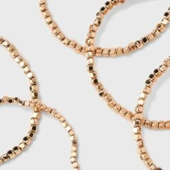 Beaded Stretch Bracelet Set 5pc - Universal Thread™ Gold -Universal Thread GUEST b554e3f6 16c3 42ca a277 3a588673f3d6