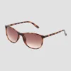 Women's Tortoise Shell Print Surf Shade Sunglasses - Universal Thread™ Brown -Universal Thread GUEST c090a137 90a9 49e2 8c1f 12dec6f3d386