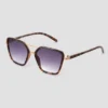 Women's Tortoise Shell Print Plastic Aviator Sunglasses - Universal Thread™ Gold -Universal Thread GUEST c56e70a8 5bfa 49a3 84d9 8560f8602125