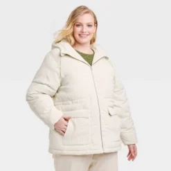 Women's Puffer Jacket - Universal Thread™ -Universal Thread GUEST c8852094 f973 4d81 9890 d2f3f025bb31