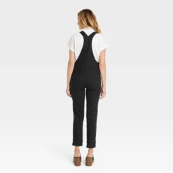 Women's 90's Slim Denim Overalls - Universal Thread™ Black