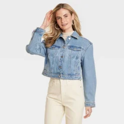 Women's Cropped Denim Jacket - Universal Thread™ Medium Wash 8 Women's Cropped Denim Jacket - Universal Thread™ Medium Wash -Universal Thread GUEST ce3ced63 7883 4f8d a5a4 52316b57d8bd
