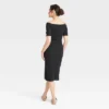 Women's Off Shoulder Midi Bodycon Dress - Universal Thread™ -Universal Thread GUEST ce50f912 9953 46a2 ab6d 5ab0fc205d74