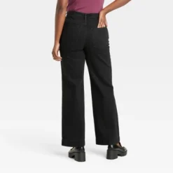 Women's High-Rise Wide Leg Jeans - Universal Thread™ Black -Universal Thread GUEST d631a074 6cd0 4d31 8ebd 3969b99027cd