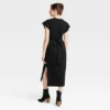 Women's Short Sleeve Knit Wrap Midi Dress - Universal Thread™ -Universal Thread GUEST daf25c2b 19d3 4e2d ad09 3d423bd9af72