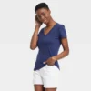 Women's 3pk Fitted V-Neck Short Sleeve T-Shirt - Universal Thread™ -Universal Thread GUEST df59f7c9 3f8c 4e4d a45f 83620452533d