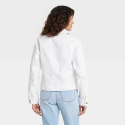 Women's Denim Jacket - Universal Thread™ White